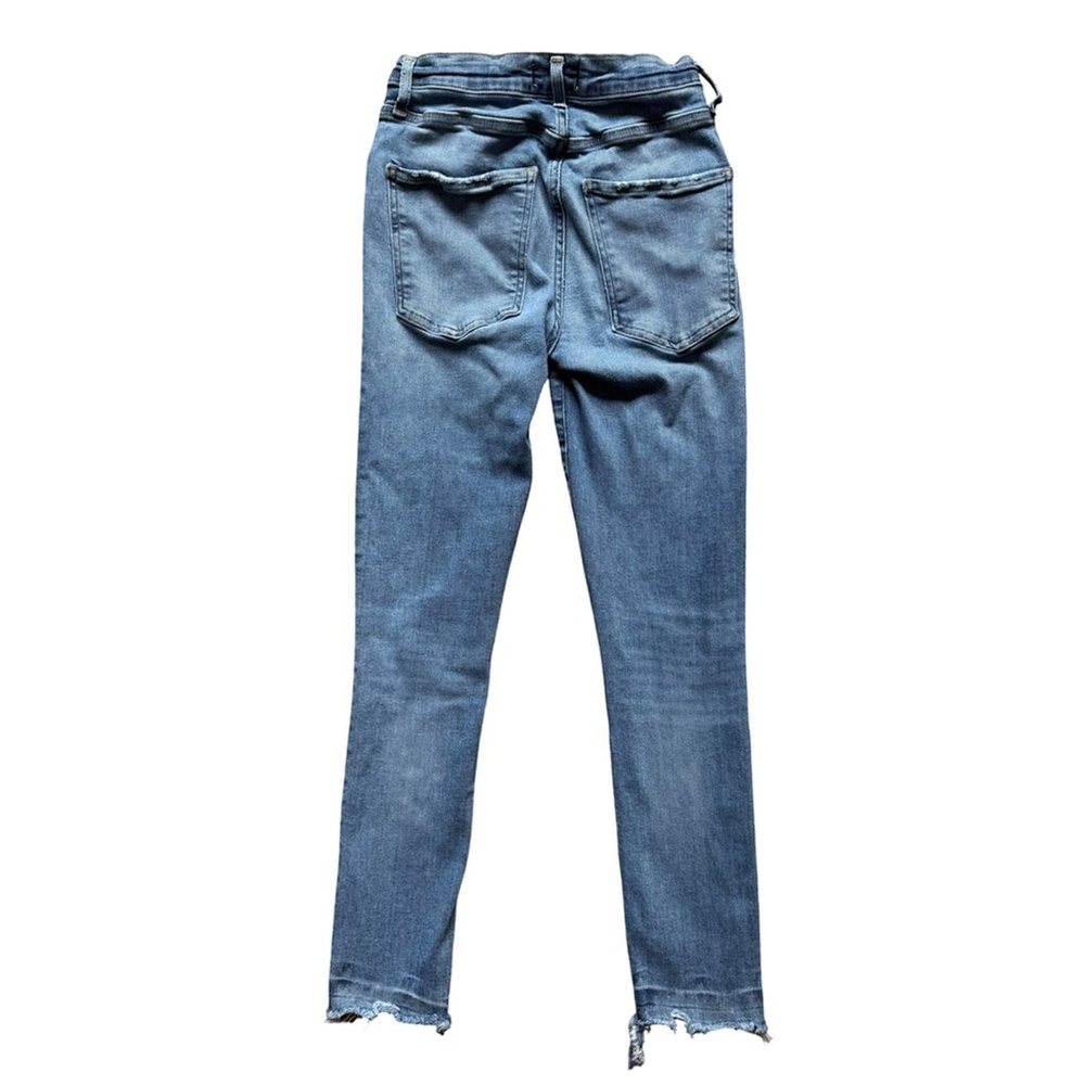Agolde Classic Blue Skinny Jeans Size 25 Casual Denim Streetwear Premium - Picture 3 of 11